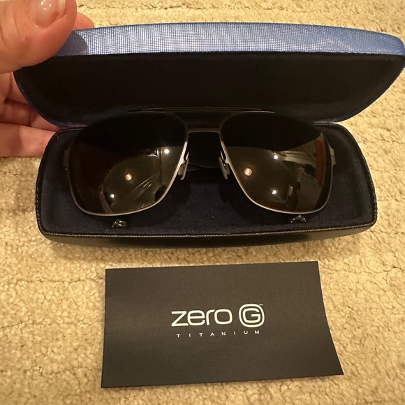 ZERO G TITANIUM SUNGLASSES WITH PRESCRIPTION BENSONHURST SUN STYLE - Picture 1 of 8
